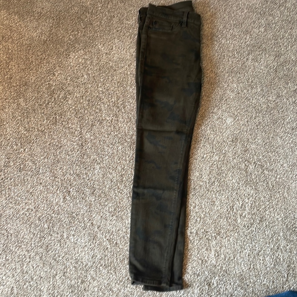 Camo Hudson stretchy jeans
